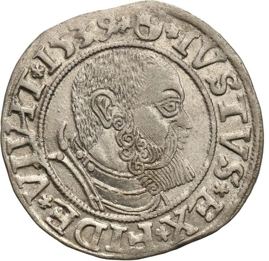 Prusy Książęce. Albrecht. Grosz 1539 Królewiec